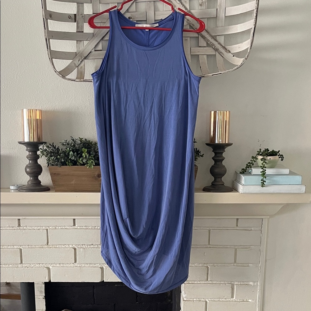 RACHEL Rachel Roy Sleeveless Indigo Midi Dress